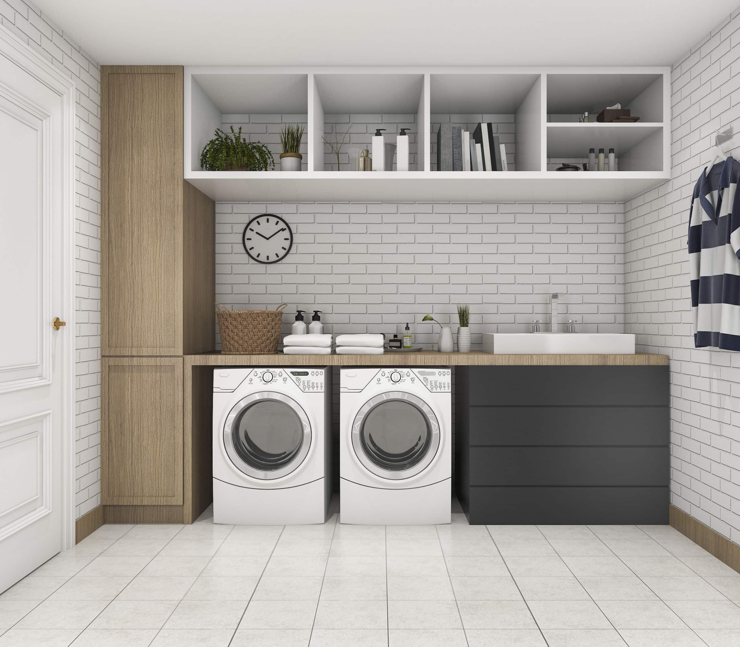 Laundry renovation - 3D rendering by 3DS max 2016